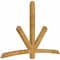 Ekena Millwork Alberta Rough Sawn Timber Gable Bracket, Western Red Cedar, 84"W x 56"H x 4"D x 4"F, 16/12 Pitch GBW084X56X0404ALB00RWR - alternate 3